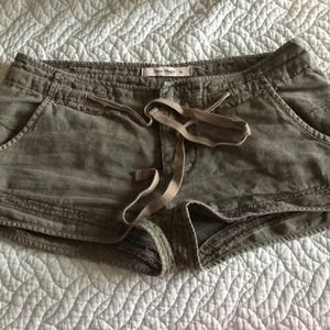 Gently worn green free people shorts